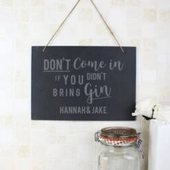 Personalised Gin Large Hanging Slate Sign 6 Personalised Gin Large Hanging Slate Sign -PERSONALISE STORE p0105a33 2