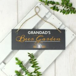 Personalised "Beer Garden" Printed Hanging Slate Plaque 9 Personalised "Beer Garden" Printed Hanging Slate Plaque -PERSONALISE STORE p0105a51 3