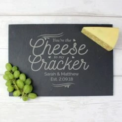 Personalised Cheese To My Cracker Slate Cheese Board 6 Personalised Cheese To My Cracker Slate Cheese Board -PERSONALISE STORE p0105a58 2