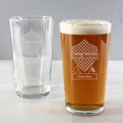 Personalised Formula 1 Pint Glass -PERSONALISE STORE p0107a13 3