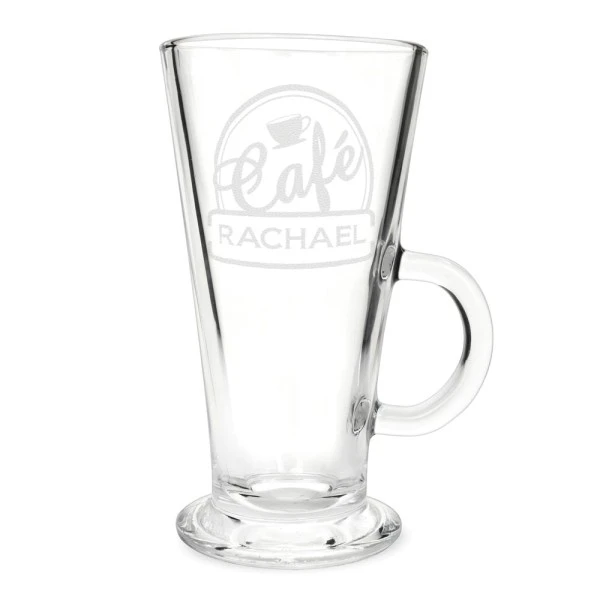 Personalised Cafe Latte Glass 5 Personalised Cafe Latte Glass - Image 5