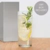 Personalised Birthday Craft Hi Ball Glass