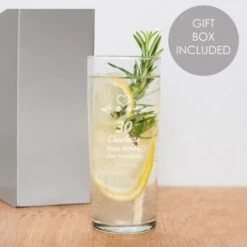 Personalised Birthday Craft Hi Ball Glass