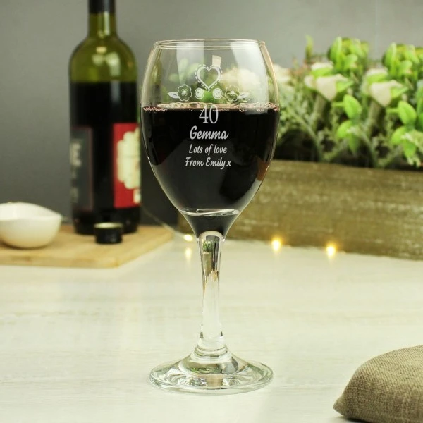 Personalised Birthday Craft Wine Glass 3 Personalised Birthday Craft Wine Glass - Image 3