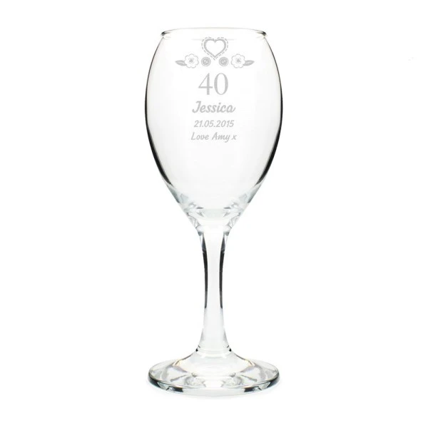 Personalised Birthday Craft Wine Glass 4 Personalised Birthday Craft Wine Glass - Image 4