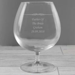 Personalised Decorative Brandy Glass -PERSONALISE STORE p0107c74 2