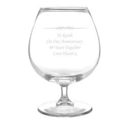 Personalised Decorative Brandy Glass -PERSONALISE STORE p0107c74 4