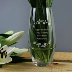 Personalised Floral Bullet Vase -PERSONALISE STORE p0107d78 2