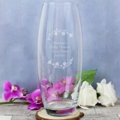Personalised Floral Bullet Vase -PERSONALISE STORE p0107d78 4