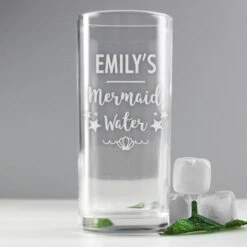 Personalised Mermaid Water Hi Ball Glass 8 Personalised Mermaid Water Hi Ball Glass -PERSONALISE STORE p0107e31 2