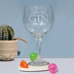 Personalised Gin Balloon Glass -PERSONALISE STORE p0107e36 3