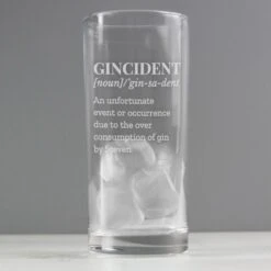 Personalised Gincident Hi Ball Glass -PERSONALISE STORE p0107e37 3