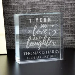 Personalised Anniversary Crystal Token -PERSONALISE STORE p0107e91 3
