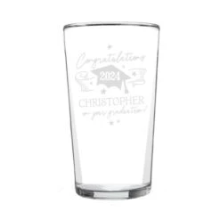 Personalised Graduation Pint Glass -PERSONALISE STORE p0107f16 4