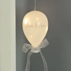 Personalised Message LED Hanging Glass Balloon 10 Personalised Message LED Hanging Glass Balloon -PERSONALISE STORE p0107f27 3