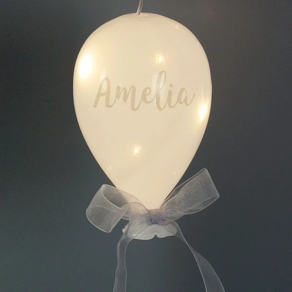 Personalised Message LED Hanging Glass Balloon 6 Personalised Message LED Hanging Glass Balloon - Image 6