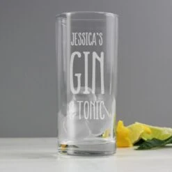 Personalised Gin & Tonic Hi Ball Glass -PERSONALISE STORE p0107g07 3