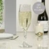 Personalised Maid Of Honour Flute Glass