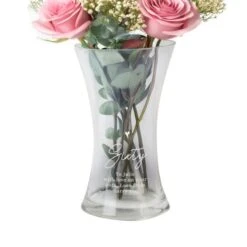 Personalised Big Age Glass Vase -PERSONALISE STORE p0107g58 3