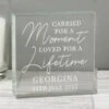 Personalised Carried For A Moment Crystal Token