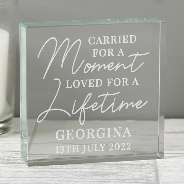Personalised Carried For A Moment Crystal Token 1 Personalised Carried For A Moment Crystal Token
