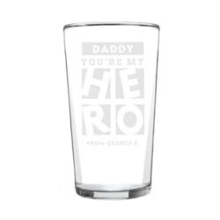 Personalised My Hero Pint Glass 9 Personalised My Hero Pint Glass -PERSONALISE STORE p0107i39 4
