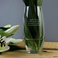 Personalised Tapered Bullet Vase 10 Personalised Tapered Bullet Vase -PERSONALISE STORE p010873 2