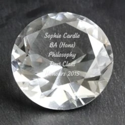 Personalised Diamond Paperweight -PERSONALISE STORE p010882 6