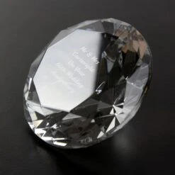 Personalised Diamond Paperweight -PERSONALISE STORE p010882 7