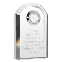 Personalised Time Spent With Family Crystal Clock 7 Personalised Time Spent With Family Crystal Clock -PERSONALISE STORE p0108a27 3