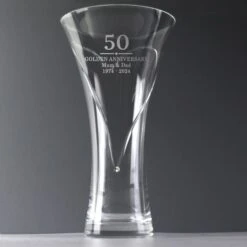 Personalised Special Year Diamante Heart Vase 12 Personalised Special Year Diamante Heart Vase -PERSONALISE STORE p0108b03 3