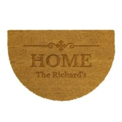 Personalised Ornate Half Moon Indoor Doormat -PERSONALISE STORE p011016 4