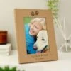 Personalised Paw Prints 5x7 Wooden Photo Frame