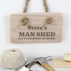Personalised Man At Work Wooden Sign 5 Personalised Man At Work Wooden Sign -PERSONALISE STORE p0111a15 2