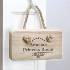 Personalised Decorative Swirl Wooden Sign -PERSONALISE STORE p0111a16 2
