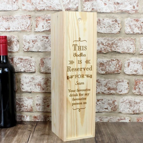 Personalised Reserved For Wooden Wine Bottle Box 4 Personalised Reserved For Wooden Wine Bottle Box - Image 4