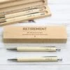 Personalised Classic Wooden Pen & Pencil Box Set