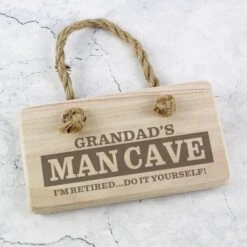 Personalised Man Cave Wooden Sign -PERSONALISE STORE p0111b52 3