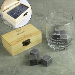 Personalised No.1 Cooling Stones & Glass Set -PERSONALISE STORE p0111c51 7