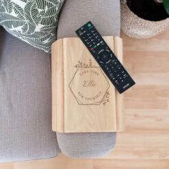 Personalised Take Time For Yourself Wooden Sofa Tray -PERSONALISE STORE p0111c54 3