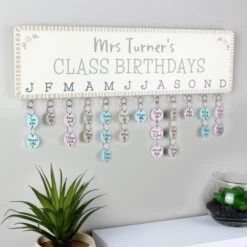Personalised Birthday Planner Plaque With Customisable Discs -PERSONALISE STORE p0111c71 3