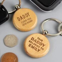 Personalised This...Belongs To Wooden Keyring -PERSONALISE STORE p0111d15 5