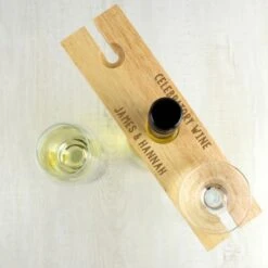 Personalised Free Text Wine Glass & Bottle Holder -PERSONALISE STORE p0111d35 9