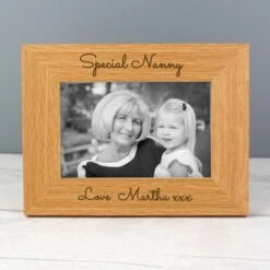 Personalised Free Text 6x4 Wooden Photo Frame -PERSONALISE STORE p0111d36 3