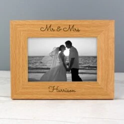 Personalised Free Text 6x4 Wooden Photo Frame -PERSONALISE STORE p0111d36 6