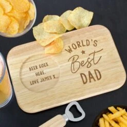 Personalised World's Best Wooden Coaster Tray -PERSONALISE STORE p0111e01 7