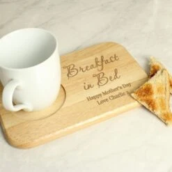 Personalised Free Text Wooden Coaster Tray -PERSONALISE STORE p0111e02 7