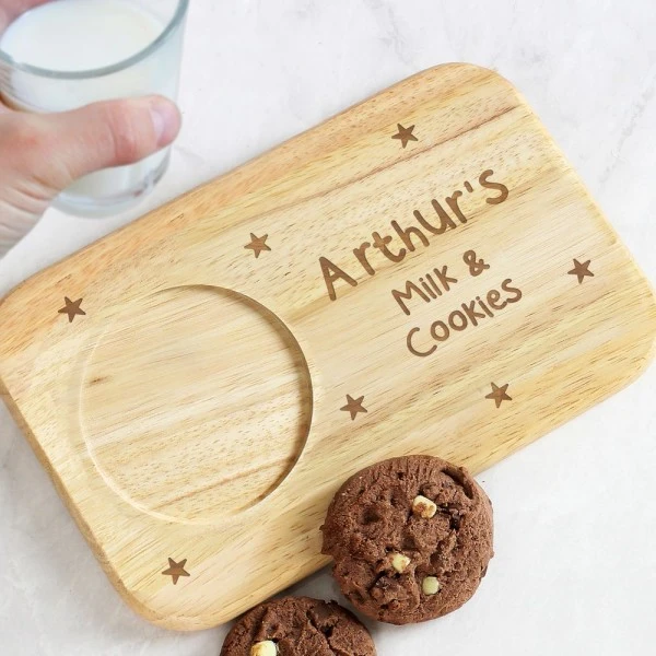 Personalised Stars Wooden Coaster Tray 1 Personalised Stars Wooden Coaster Tray