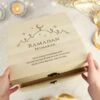 Personalised Eid And Ramadan Large Wooden Keepsake Box