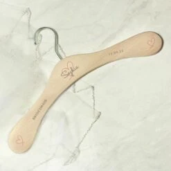 Personalised Heart Wooden Hanger 13 Personalised Heart Wooden Hanger -PERSONALISE STORE p0111e49 5